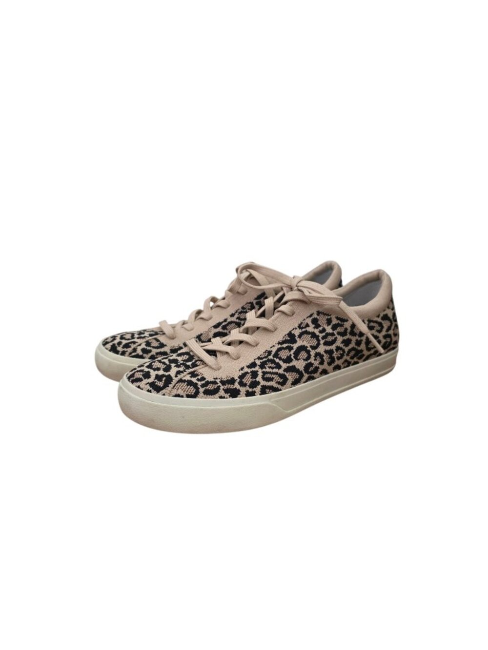 Rothys Lace Up Sneakers Little Desert Cat Leopard 10